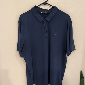 Travis Mathew Dark Blue Polo Shirt
